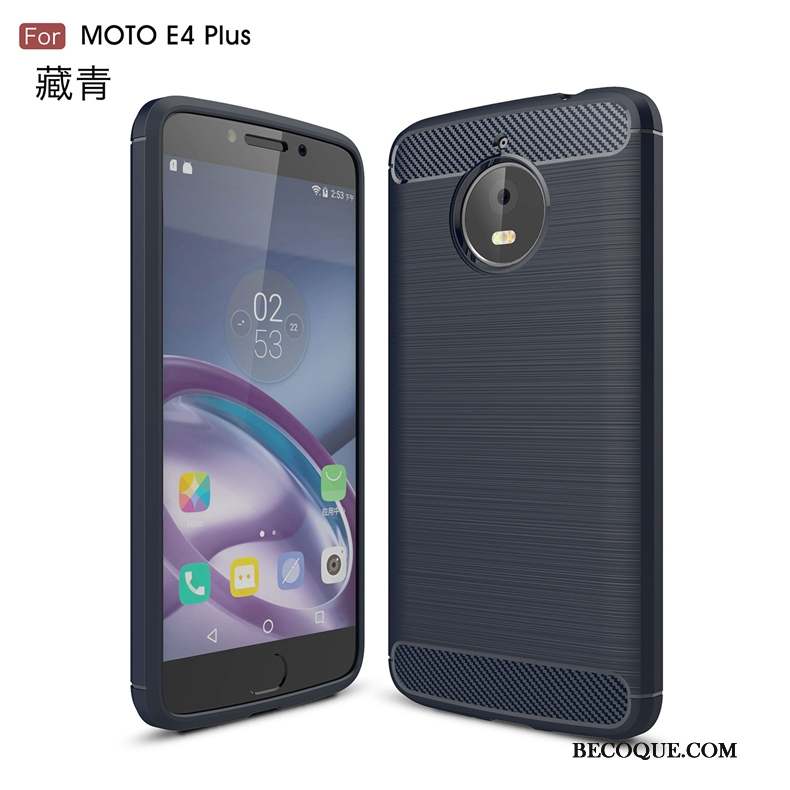 Moto E4 Plus Fibre Étui Protection Modèle Fleurie Coque De Téléphone Fluide Doux