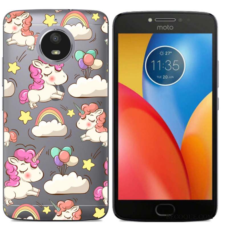 Moto E4 Plus Multicolore Modèle Fleurie Coque De Téléphone Étui Support Protection