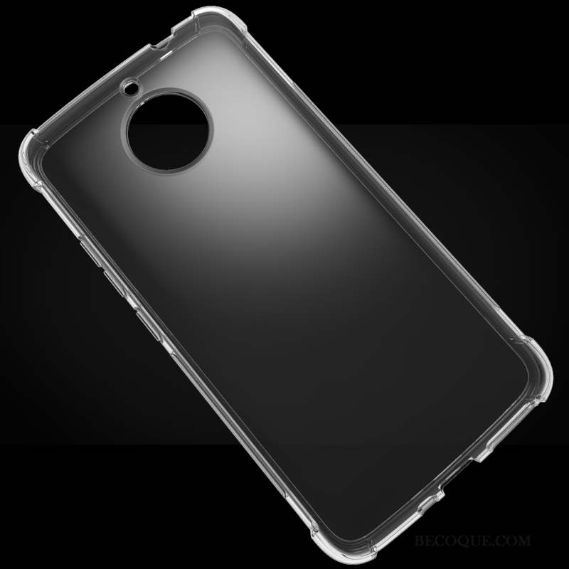 Moto E4 Plus Noir Protection Étui Coque Fluide Doux Antidérapant