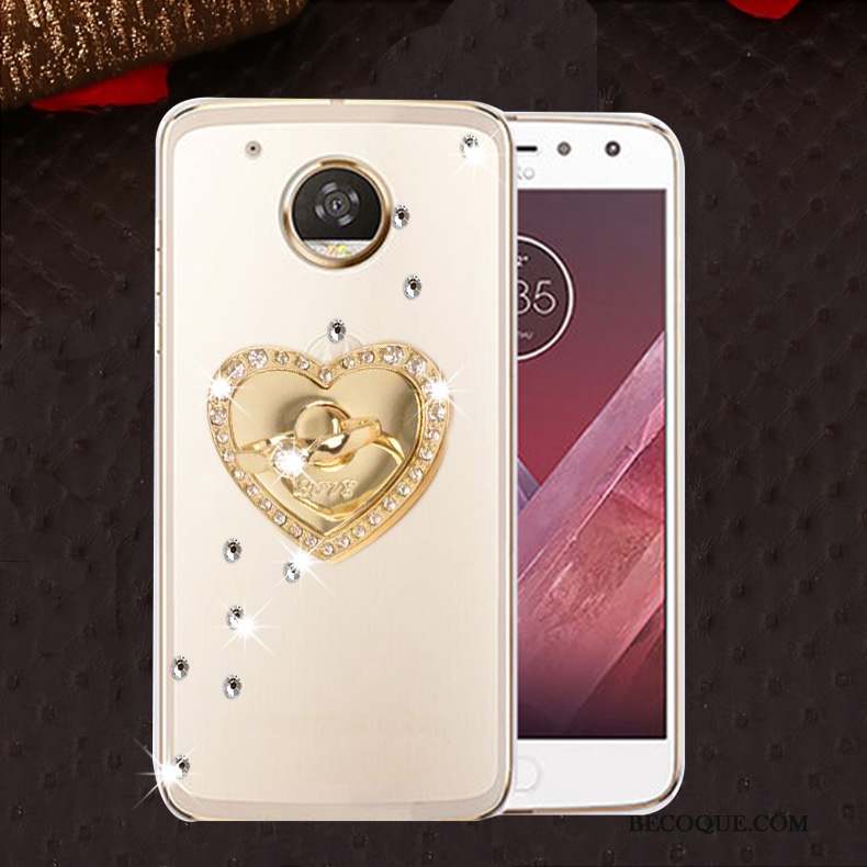 Moto E4 Silicone Fluide Doux Or Coque De Téléphone Étui Protection