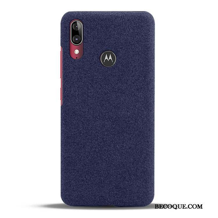 Moto E6 Plus Coque De Téléphone Modèle Fleurie Nouveau Personnalité Toile Légères