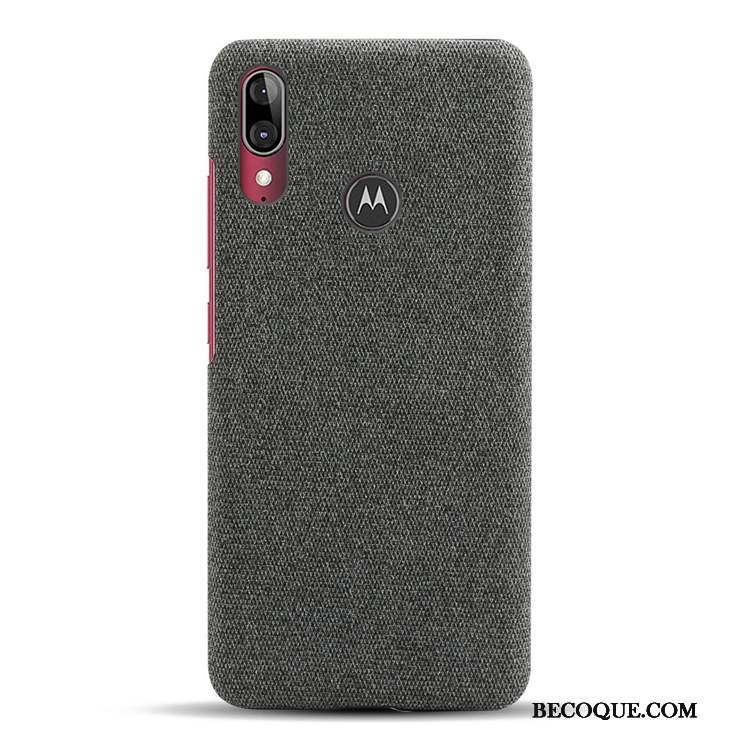 Moto E6 Plus Coque De Téléphone Modèle Fleurie Nouveau Personnalité Toile Légères