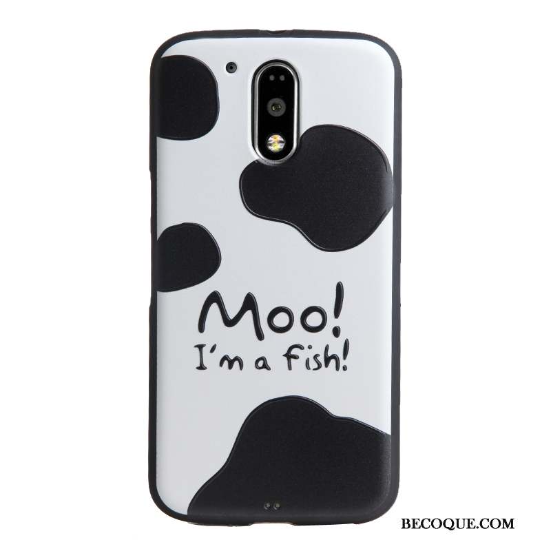 Moto G4 Play Dessin Animé Multicolore Protection Gaufrage Tendance Coque De Téléphone