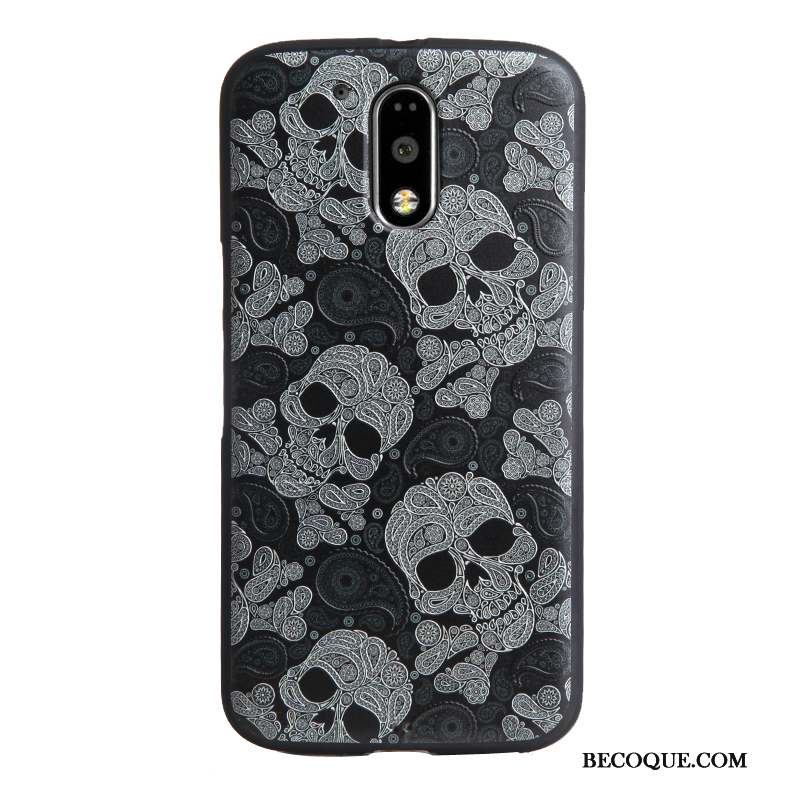 Moto G4 Play Dessin Animé Multicolore Protection Gaufrage Tendance Coque De Téléphone