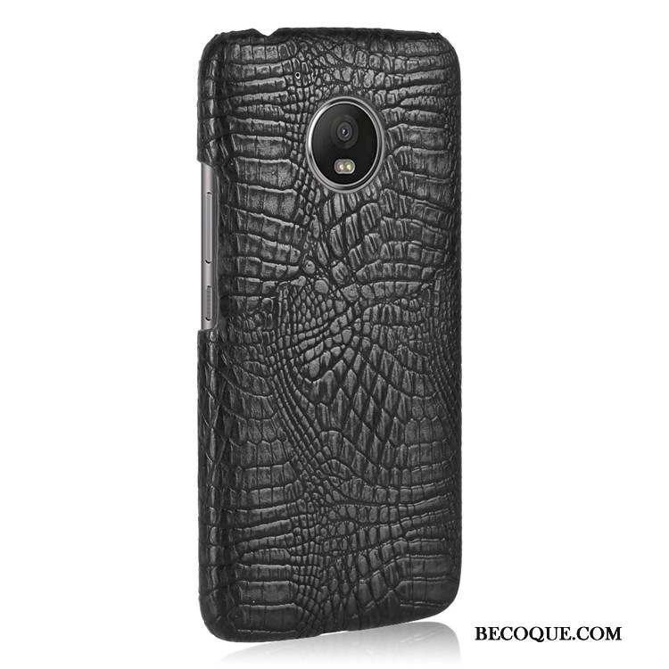 Moto G5 Coque De Téléphone Étui Orange Protection Crocodile