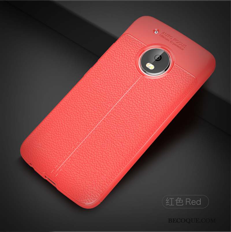 Moto G5 Coque Protection Gris Fluide Doux Téléphone Portable Étui Incassable