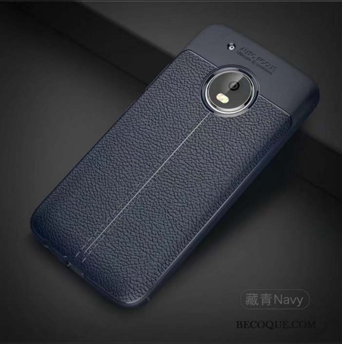 Moto G5 Coque Protection Gris Fluide Doux Téléphone Portable Étui Incassable