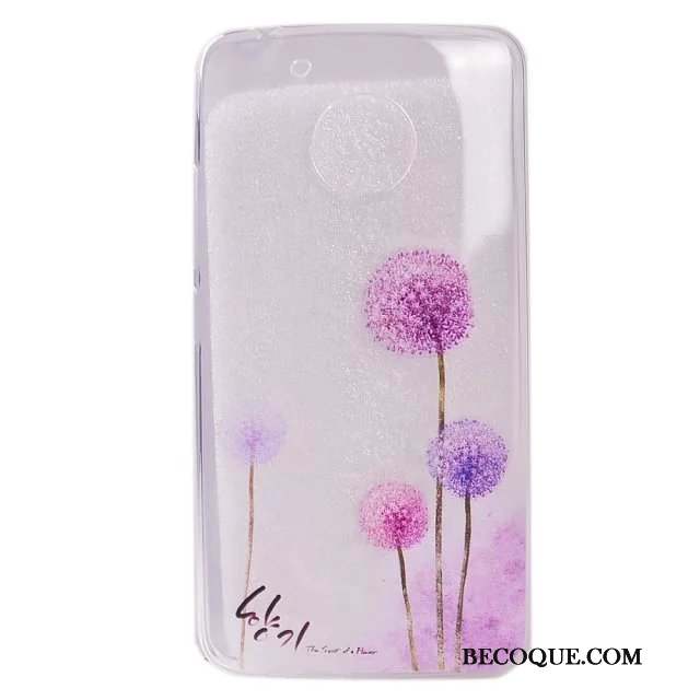 Moto G5 Coque Silicone Très Mince Incassable Multicolore Protection Transparent