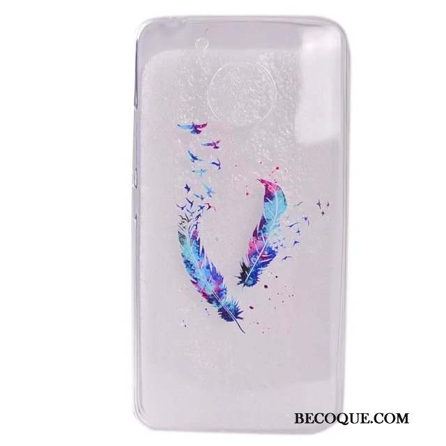 Moto G5 Coque Silicone Très Mince Incassable Multicolore Protection Transparent