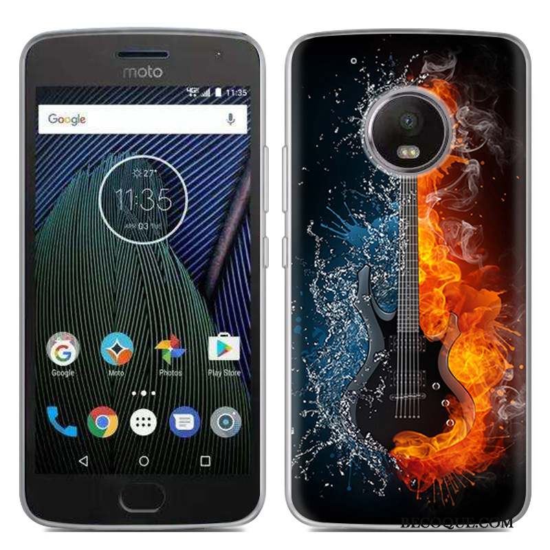 Moto G5 Fluide Doux Peinture Téléphone Portable Coque De Téléphone Nouveau Étui