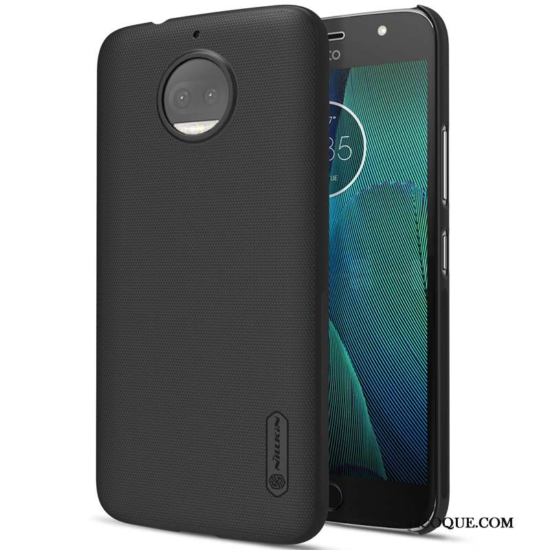 Moto G5 Plus Difficile Délavé En Daim Antidérapant Étui Coque De Téléphone Protection