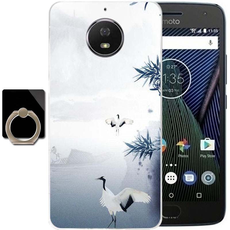 Moto G5 Plus Incassable Coque De Téléphone Étui Rose Protection