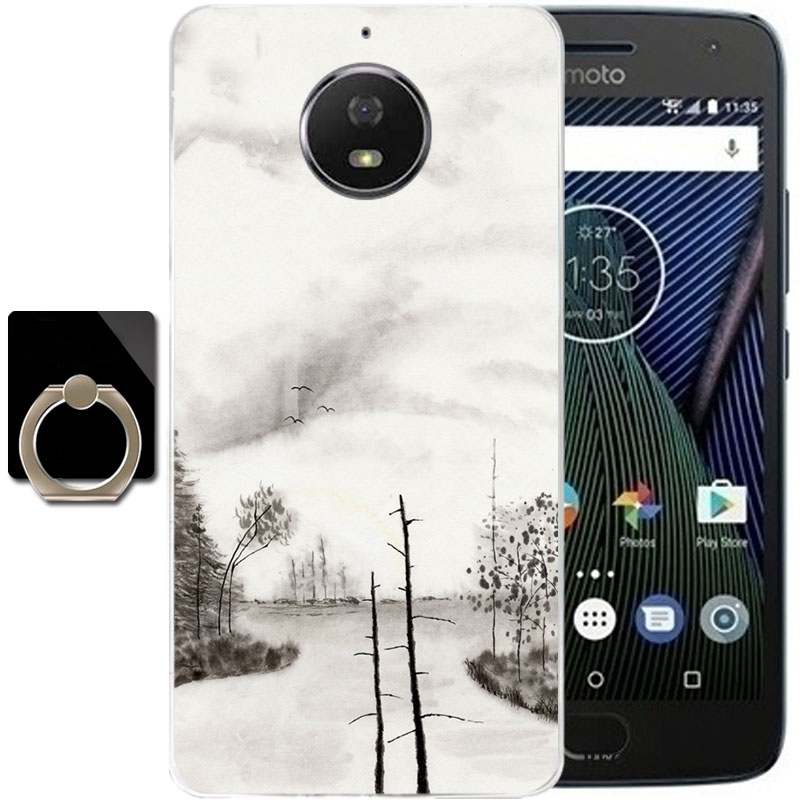 Moto G5 Plus Incassable Coque De Téléphone Étui Rose Protection