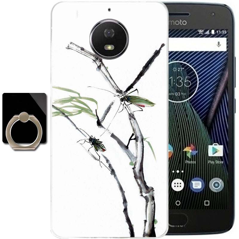 Moto G5 Plus Incassable Coque De Téléphone Étui Rose Protection