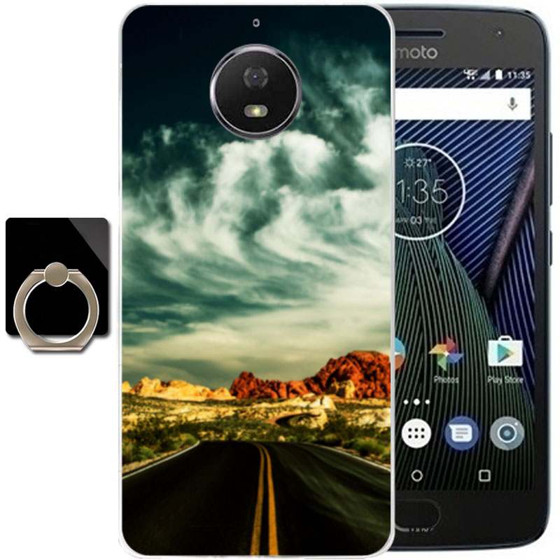 Moto G5 Plus Incassable Coque De Téléphone Étui Rose Protection