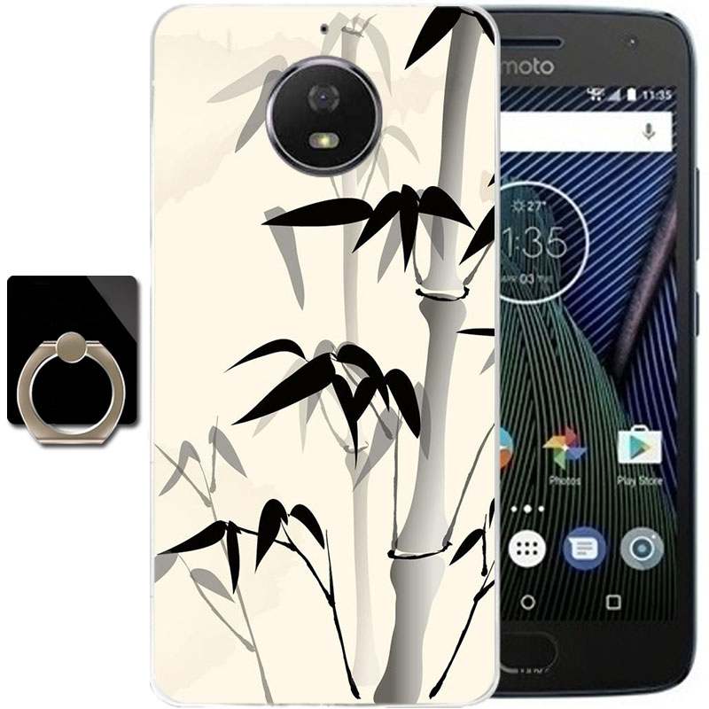 Moto G5 Plus Incassable Coque De Téléphone Étui Rose Protection