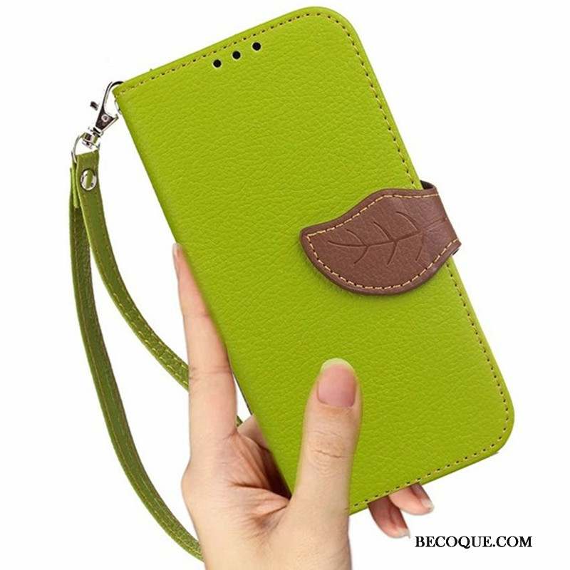 Moto G5 Plus Vert Étui En Cuir Téléphone Portable Protection Coque Portefeuille