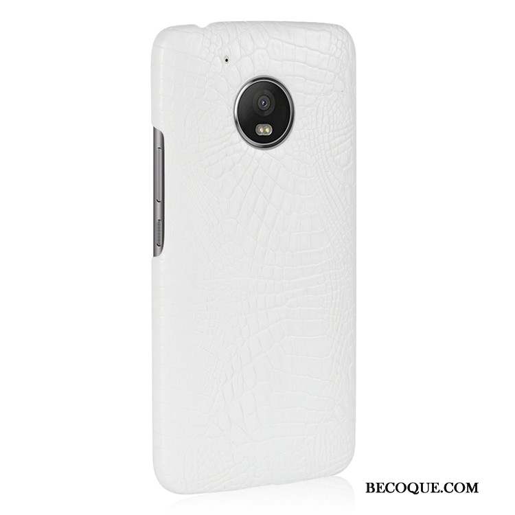 Moto G5 Plus Étui Jaune Coque De Téléphone Protection Crocodile