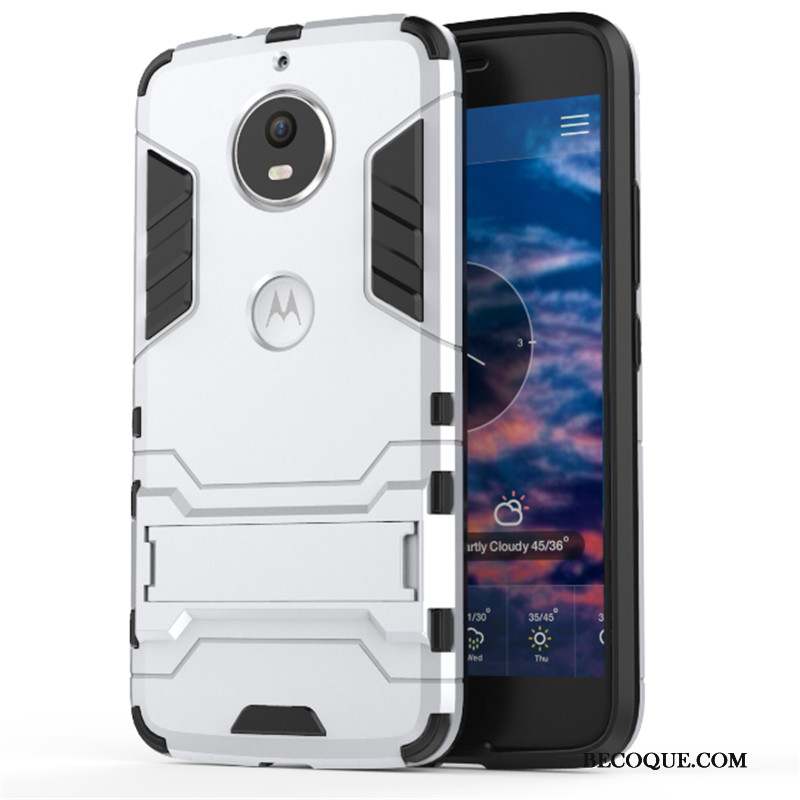 Moto G5 Plus Étui Rouge Coque De Téléphone Incassable Tout Compris Protection