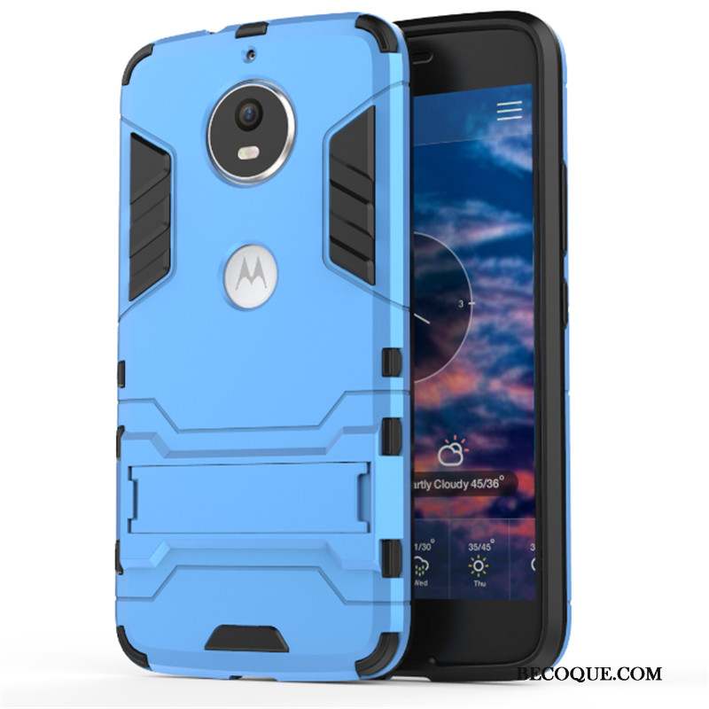 Moto G5 Plus Étui Rouge Coque De Téléphone Incassable Tout Compris Protection