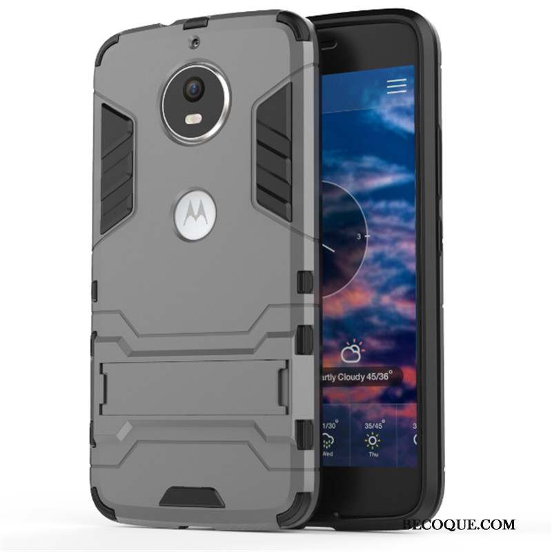 Moto G5 Plus Étui Rouge Coque De Téléphone Incassable Tout Compris Protection