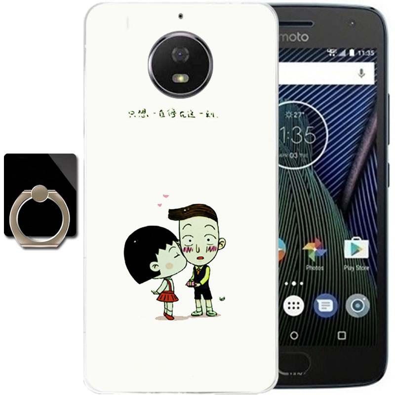 Moto G5s Plus Incassable Coque De Téléphone Bleu Étui Protection