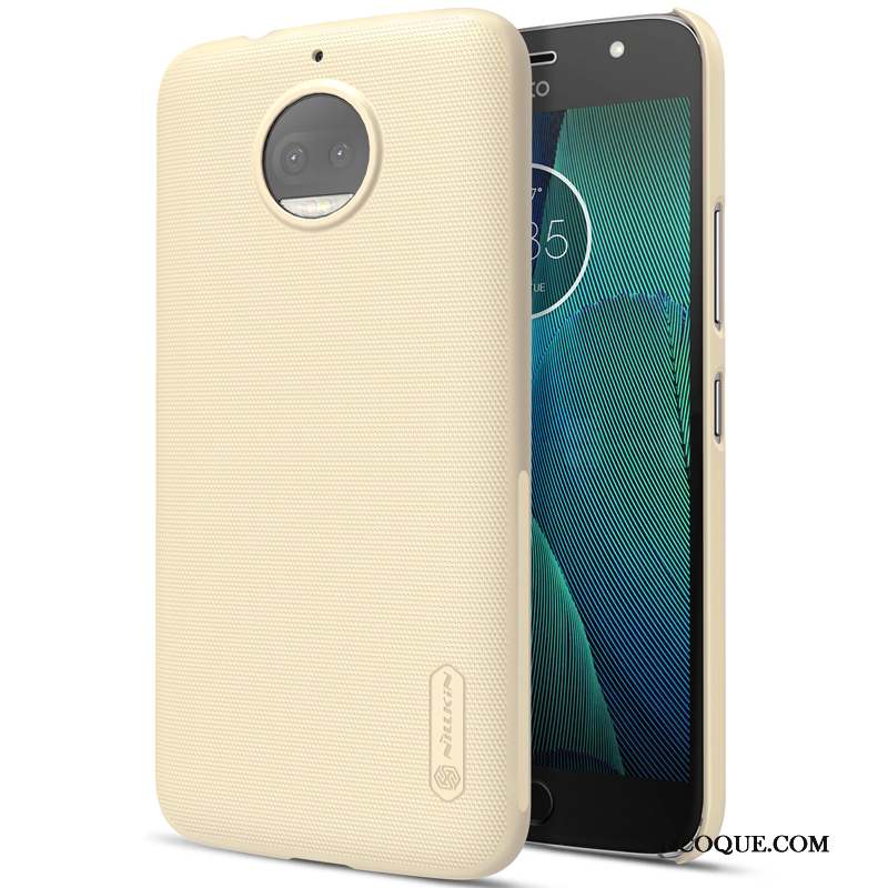 Moto G5s Plus Jaune Étui Antidérapant Délavé En Daim Téléphone Portable Coque De Téléphone