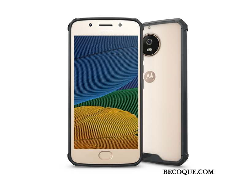 Moto G5s Plus Résistant Aux Rayures Tout Compris Rose Coque De Téléphone Fluide Doux Simple