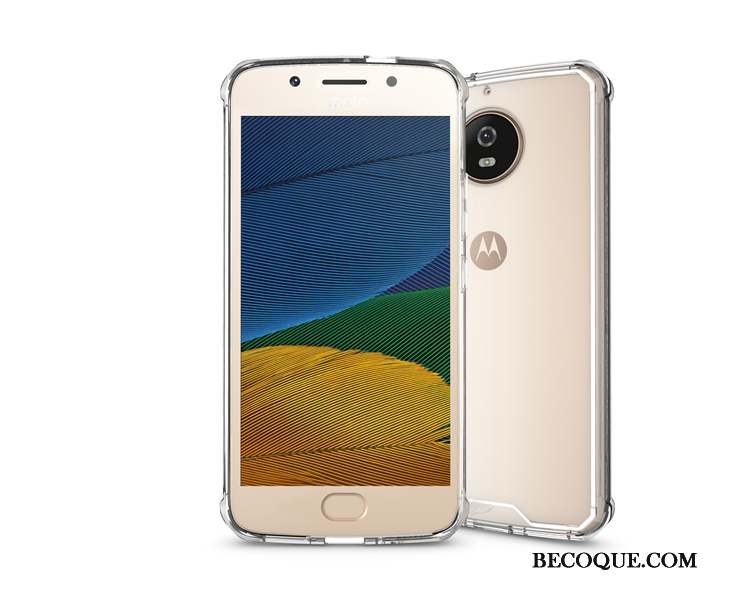 Moto G5s Plus Résistant Aux Rayures Tout Compris Rose Coque De Téléphone Fluide Doux Simple