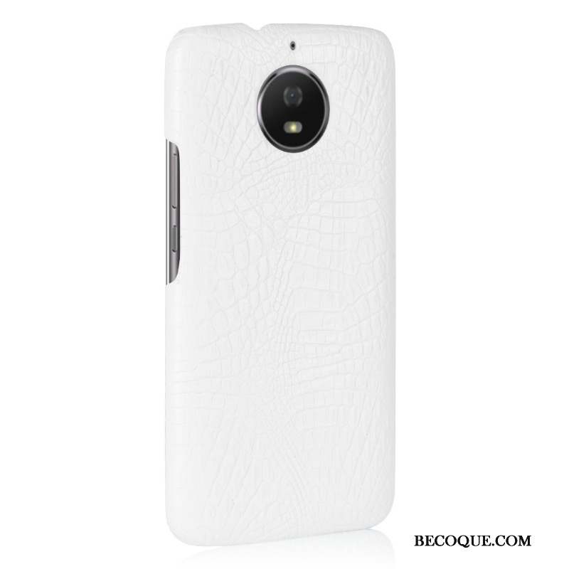 Moto G5s Plus Étui Coque De Téléphone Qualité Cuir Protection Bleu