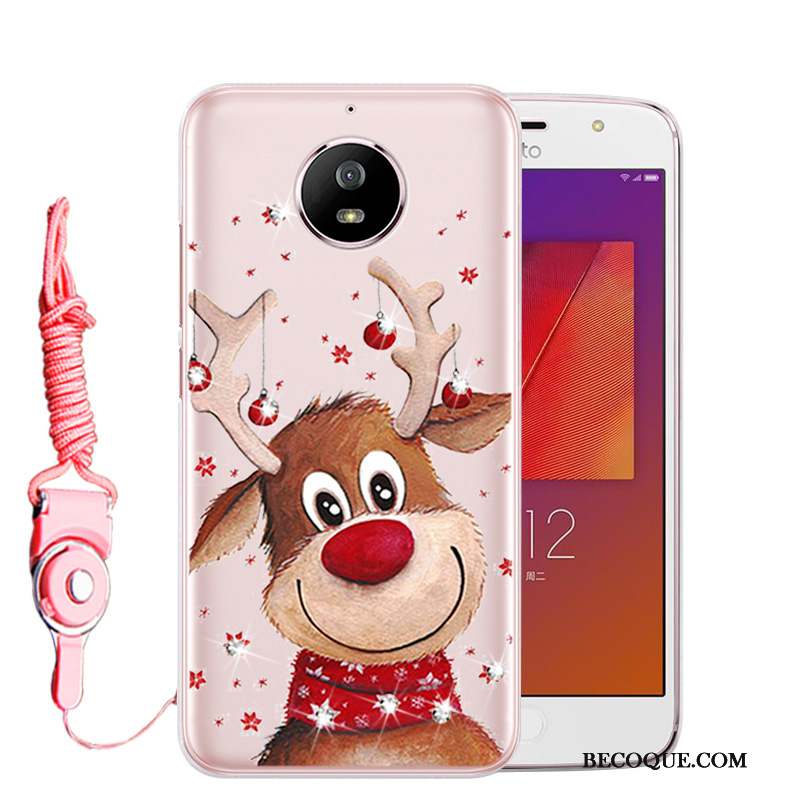 Moto G5s Rose Protection Strass Coque De Téléphone Tout Compris Incassable