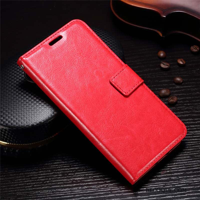 Moto G5s Rouge Clamshell Coque De Téléphone Incassable Étui Étui En Cuir