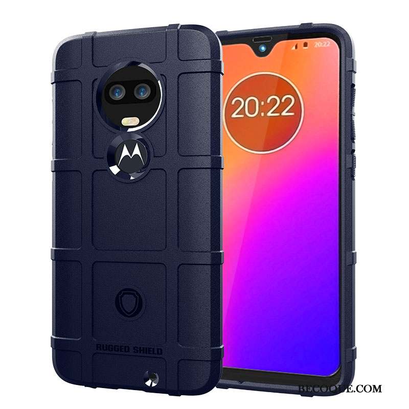 Moto G7 Coque Modèle Fleurie Personnalité Nouveau Protection Trois Défenses Créatif