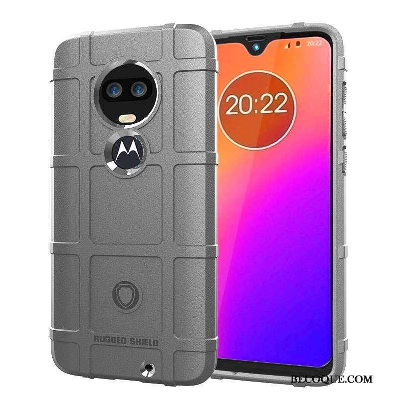 Moto G7 Coque Modèle Fleurie Personnalité Nouveau Protection Trois Défenses Créatif