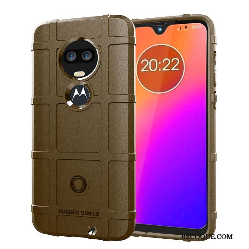 Moto G7 Coque Modèle Fleurie Personnalité Nouveau Protection Trois Défenses Créatif