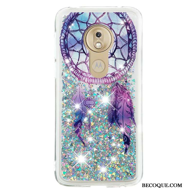 Moto G7 Play Coque Dessin Animé Incassable Tendance Créatif Tout Compris Ornements Suspendus