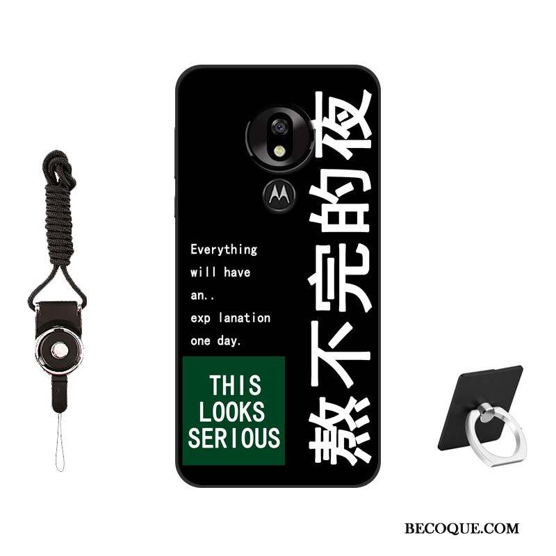 Moto G7 Play Net Rouge Étui Protection Incassable Coque De Téléphone