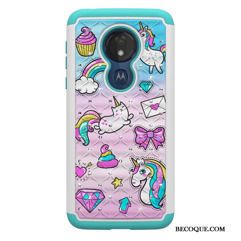 Moto G7 Power Coque Incassable Peinture De Téléphone Dessin Animé Nouveau