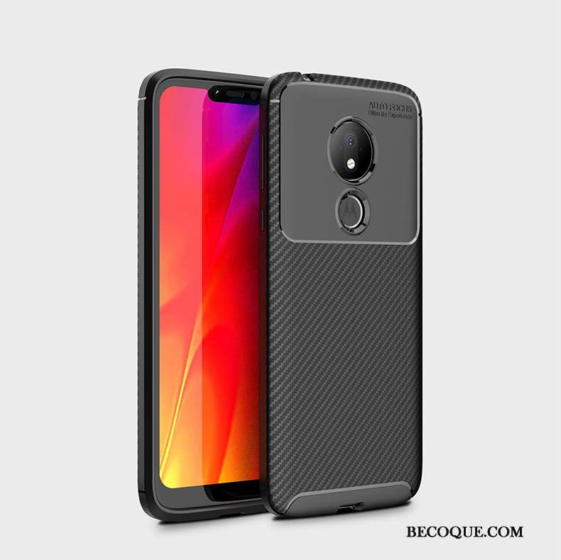 Moto G7 Power Protection Fluide Doux Or Fibre Coque De Téléphone Étui