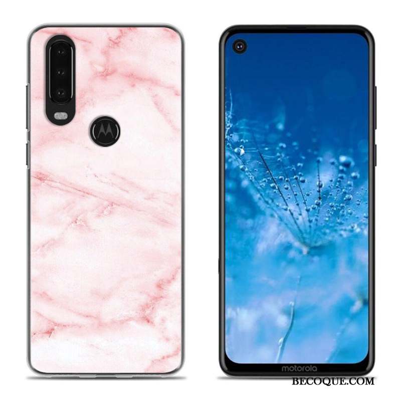 Moto G8 Fluide Doux Silicone Chaud Coque Blanc Étui