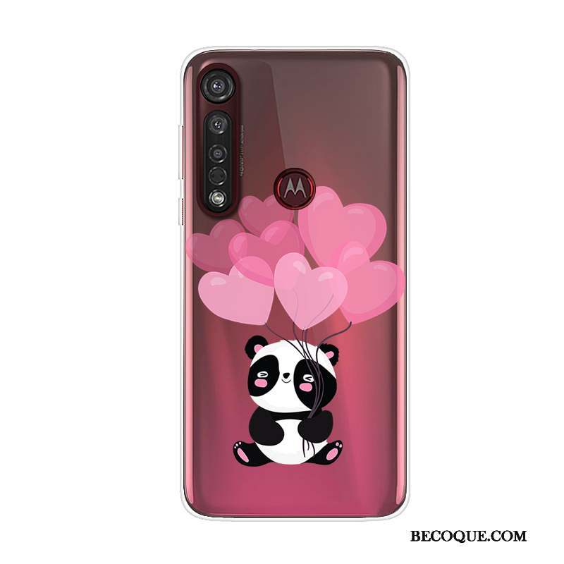 Moto G8 Plus Dessin Animé Téléphone Portable Rouge Tendance Coque De Téléphone Étui