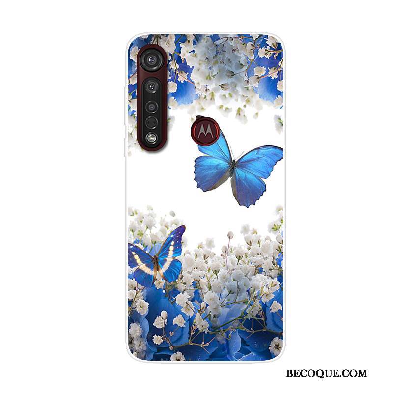 Moto G8 Plus Dessin Animé Téléphone Portable Rouge Tendance Coque De Téléphone Étui