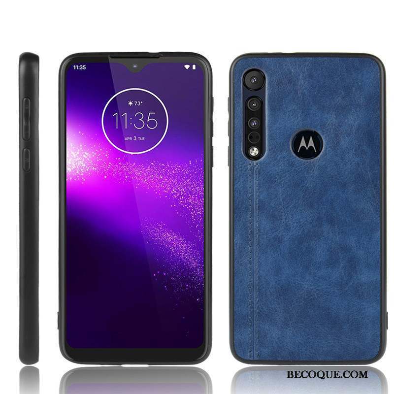 Moto G8 Plus Noir Protection Tout Compris Coque De Téléphone Étui Fluide Doux