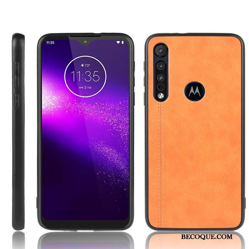 Moto G8 Plus Noir Protection Tout Compris Coque De Téléphone Étui Fluide Doux