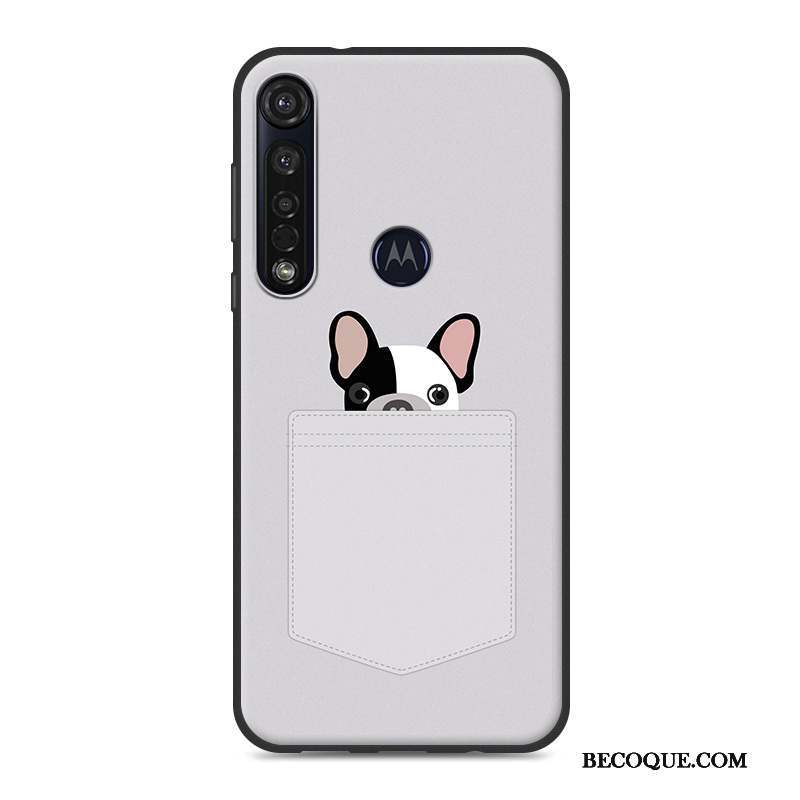 Moto G8 Plus Tout Compris Personnalité Incassable Coque De Téléphone Protection Fluide Doux