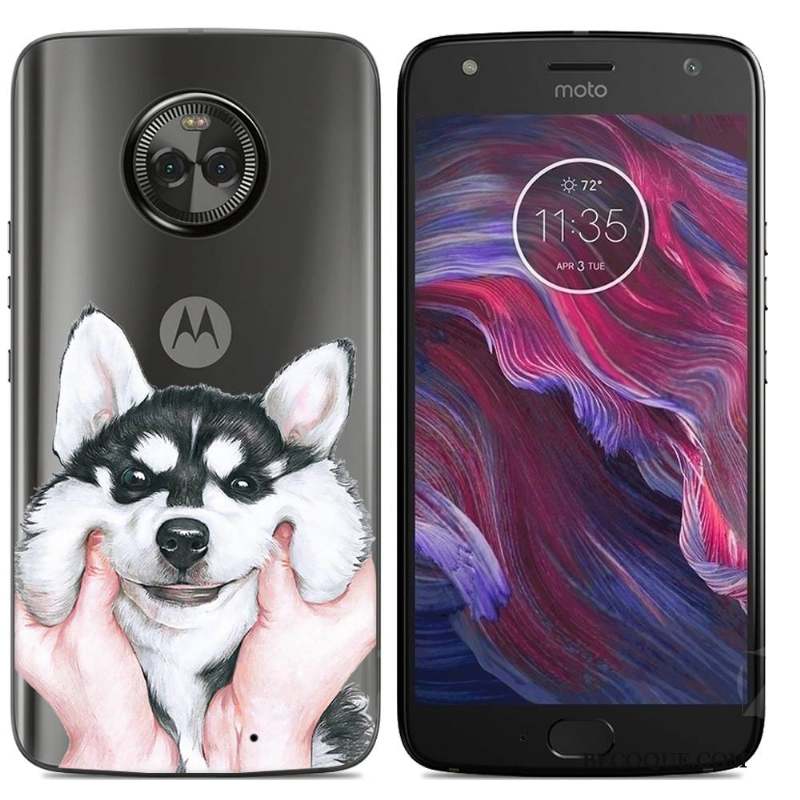 Moto X4 Dessin Animé Multicolore Téléphone Portable Coque De Téléphone Peinture Créatif