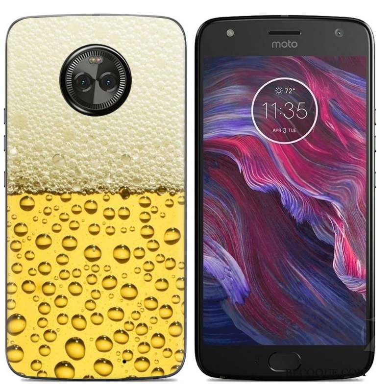 Moto X4 Dessin Animé Multicolore Téléphone Portable Coque De Téléphone Peinture Créatif