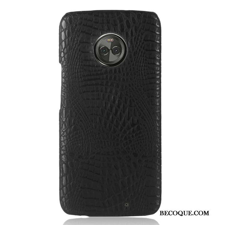 Moto X4 Rouge Crocodile Modèle Coque Protection Difficile De Téléphone