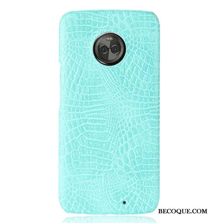 Moto X4 Rouge Crocodile Modèle Coque Protection Difficile De Téléphone