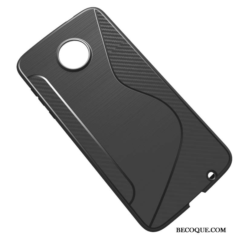 Moto Z 2018 Protection Coque De Téléphone Foncé Fluide Doux Tout Compris Violet